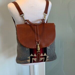 RARE Roots X Pendleton Horween Leather Charlotte Pack